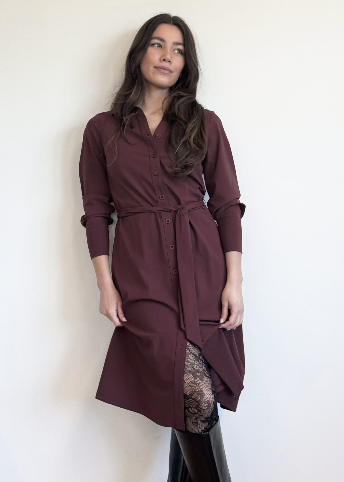 Lady Day – Danie Travel Dress – Wine