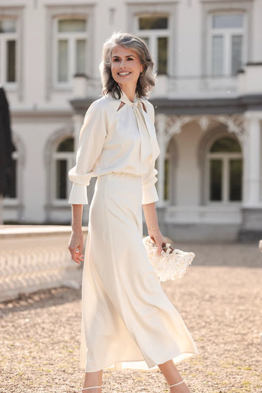 Accentil Sofie Skirt - Off White