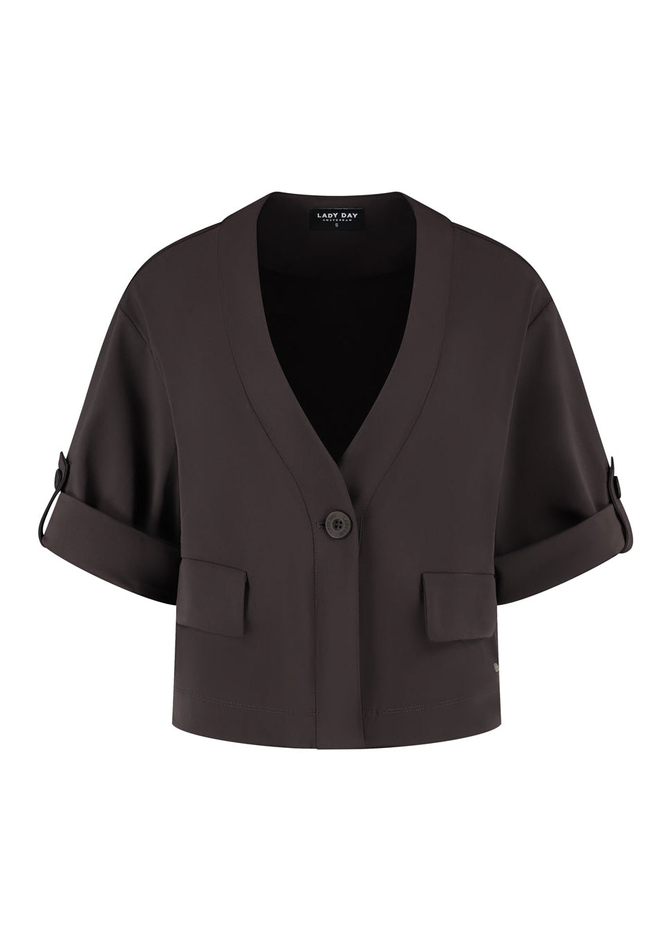Lady Day – Adeline Travel Blazer – Dark brown