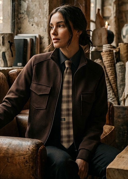 Aimee The Label TieW6 Check