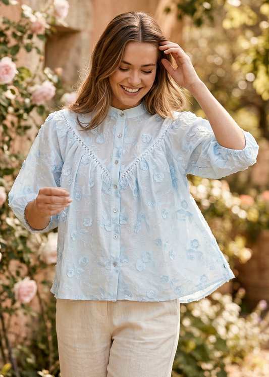 Aimee the Label CannaS6 blouse | Light Blue
