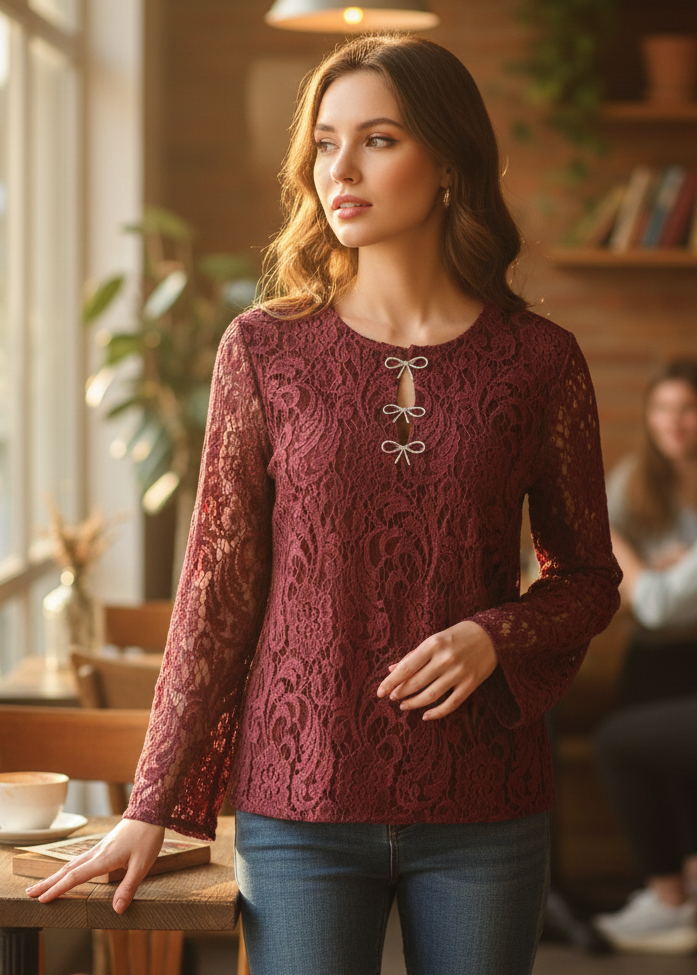 Amelie&Amelie Manfredonia bordeaux en choco