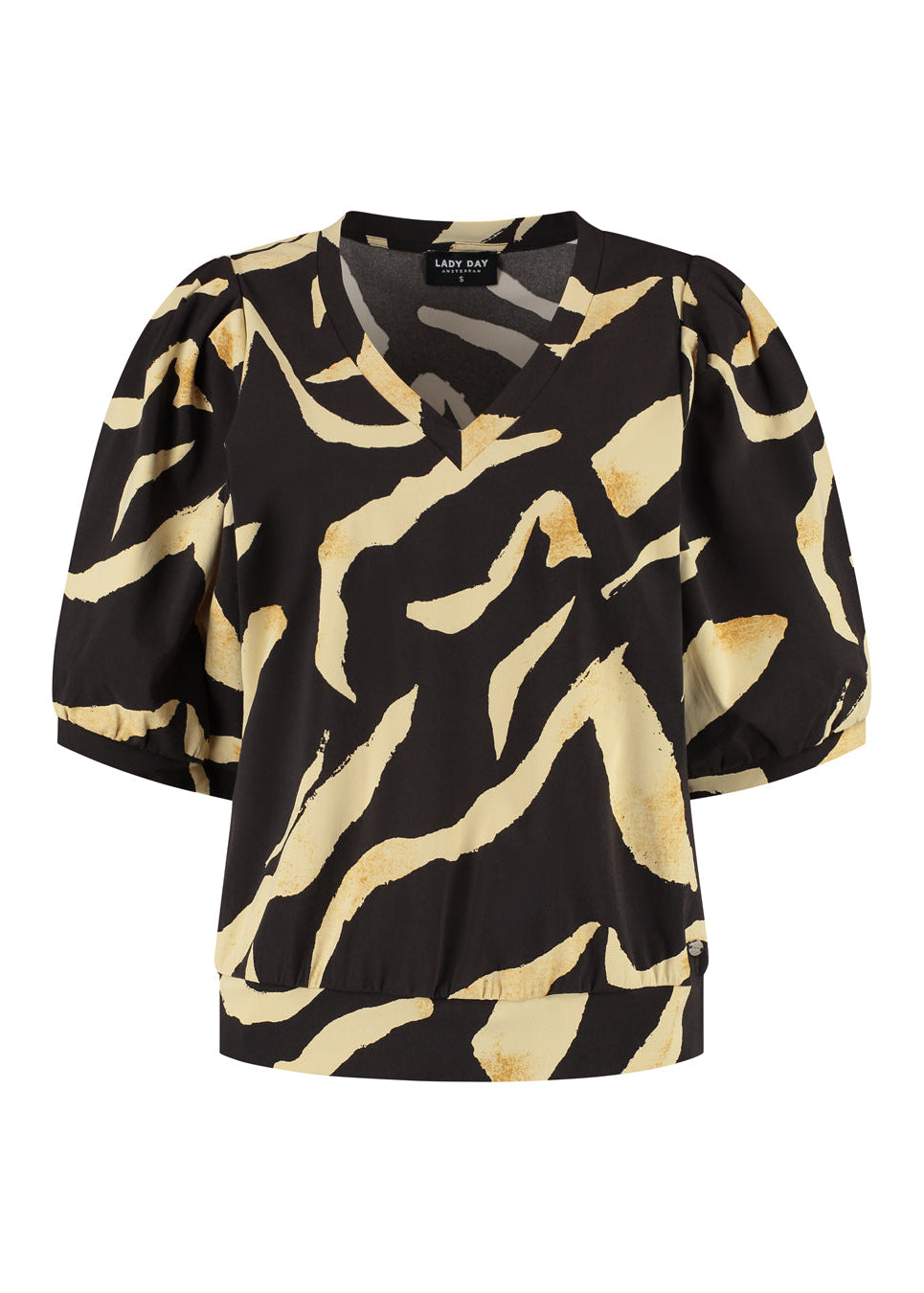 &nbsp;Lady Day – Amie-V Top – Pania print