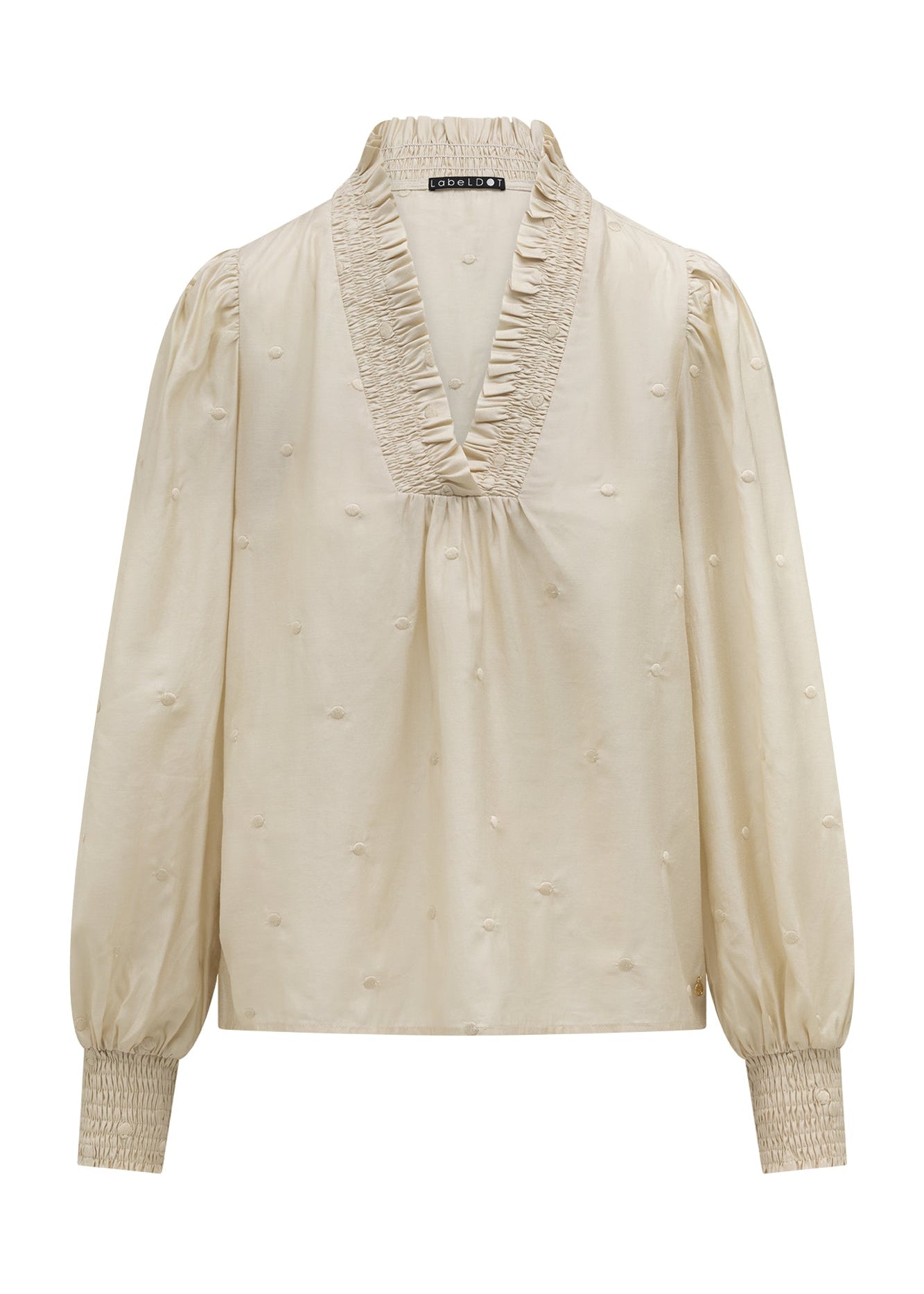 Label Dot blouse Anousca Off White