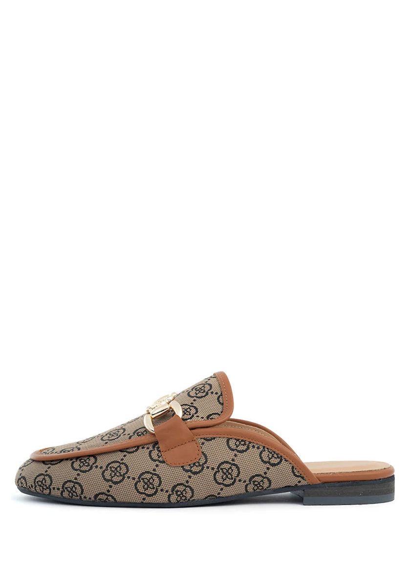 Babouche Nea | Muiltjes Beige/Cognac