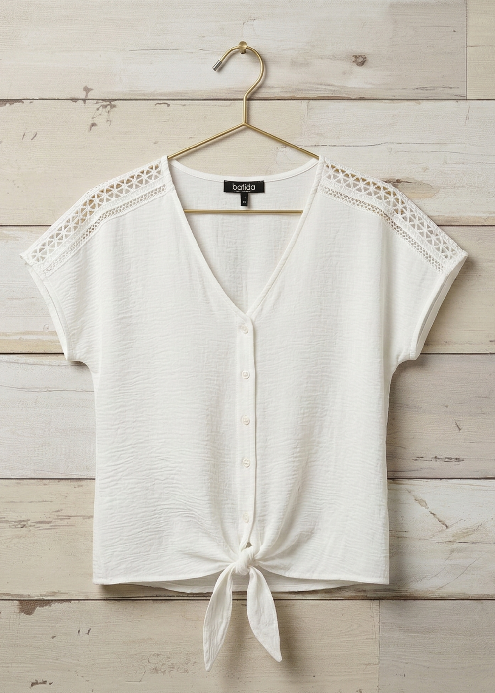 Batida blouse cream