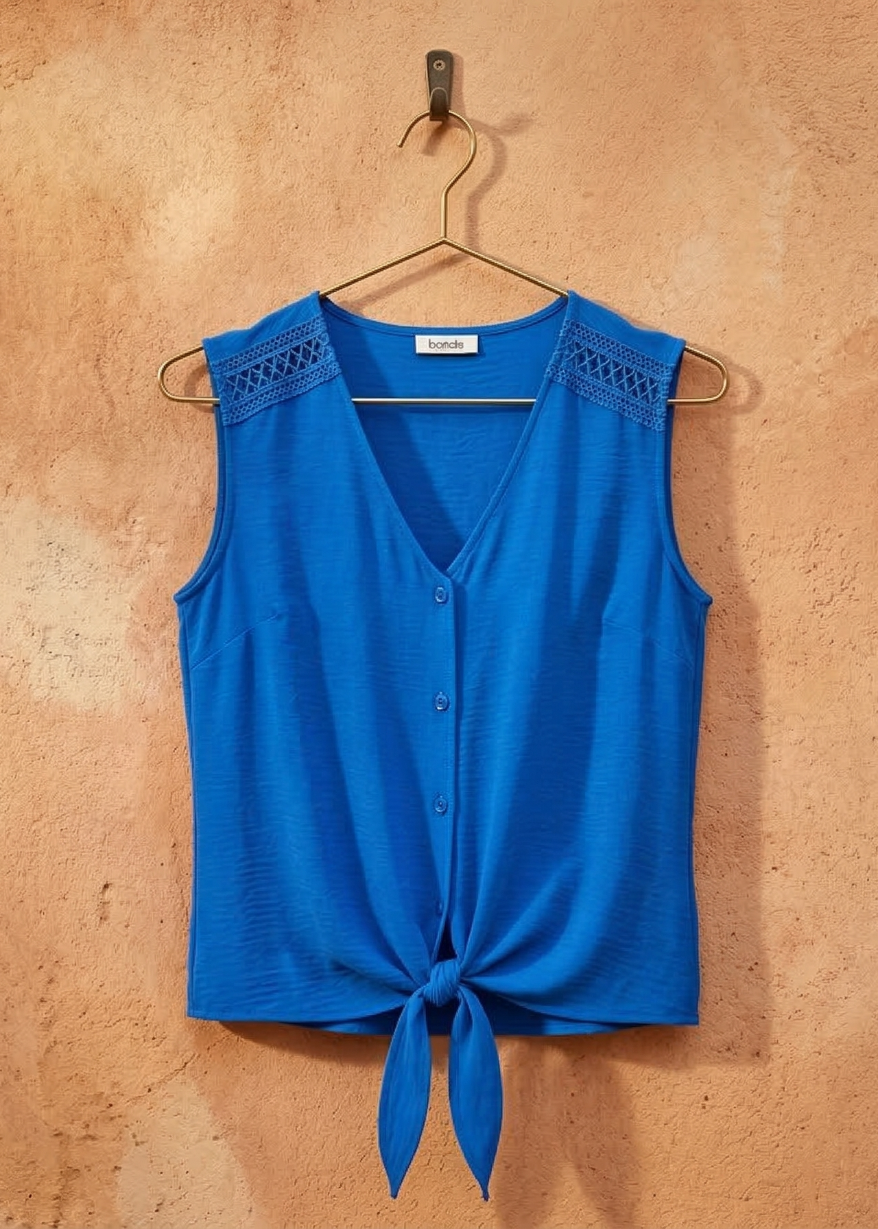 Batida top royal blue
