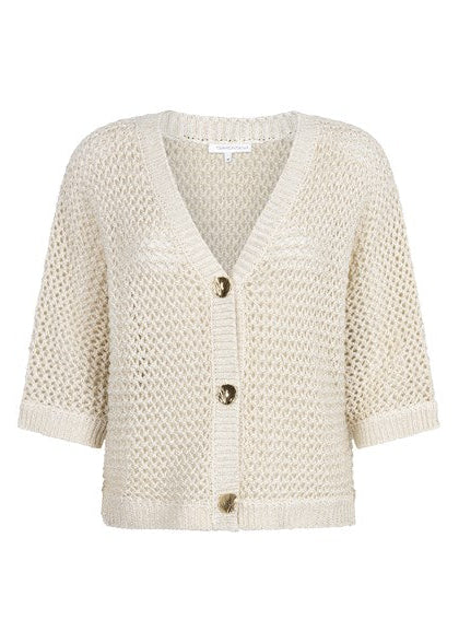 Tramontana Crochet V-Neck Cardigan