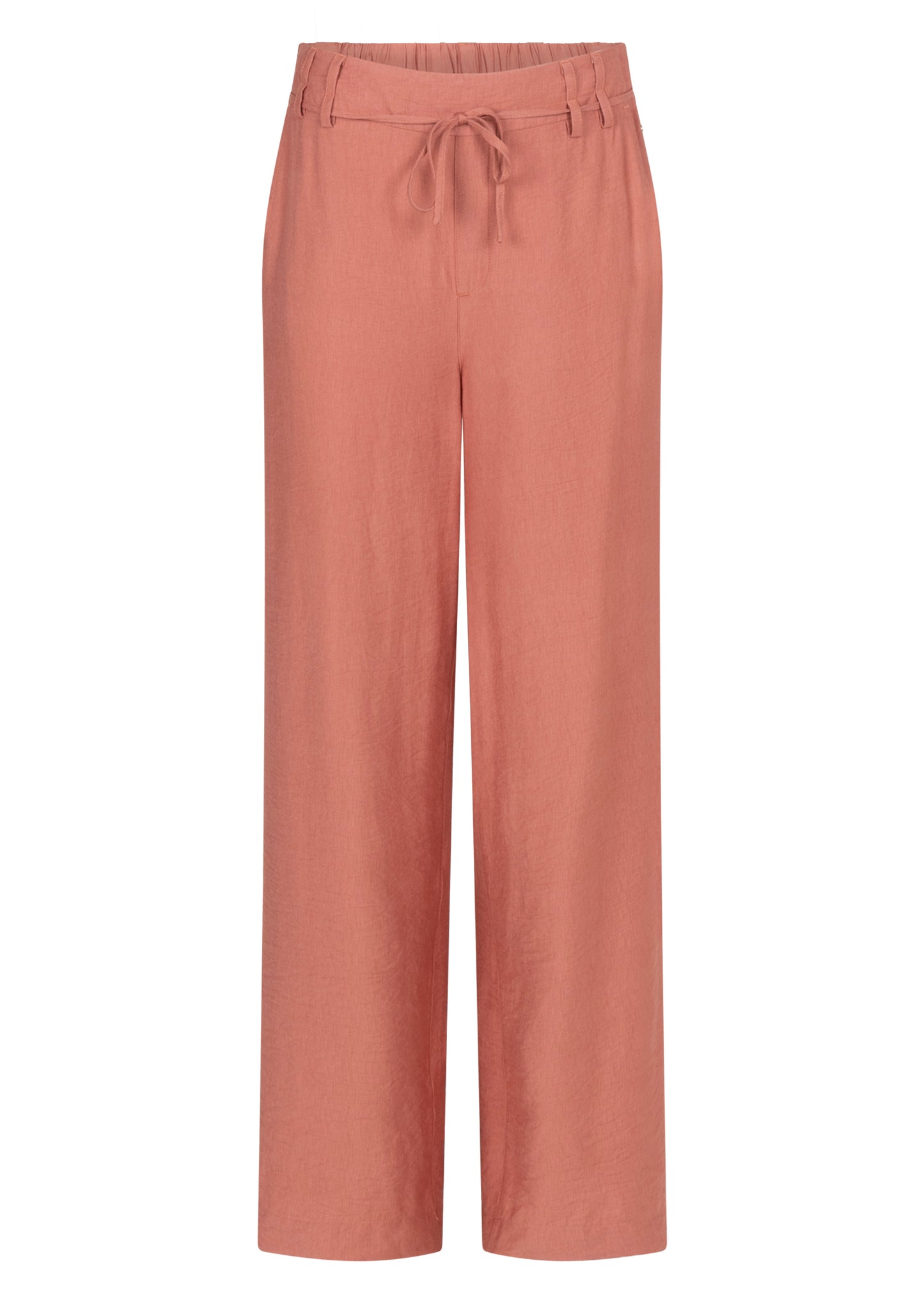 Tramontana Wide-Leg Trousers Self-Fabric Belta dustyrose