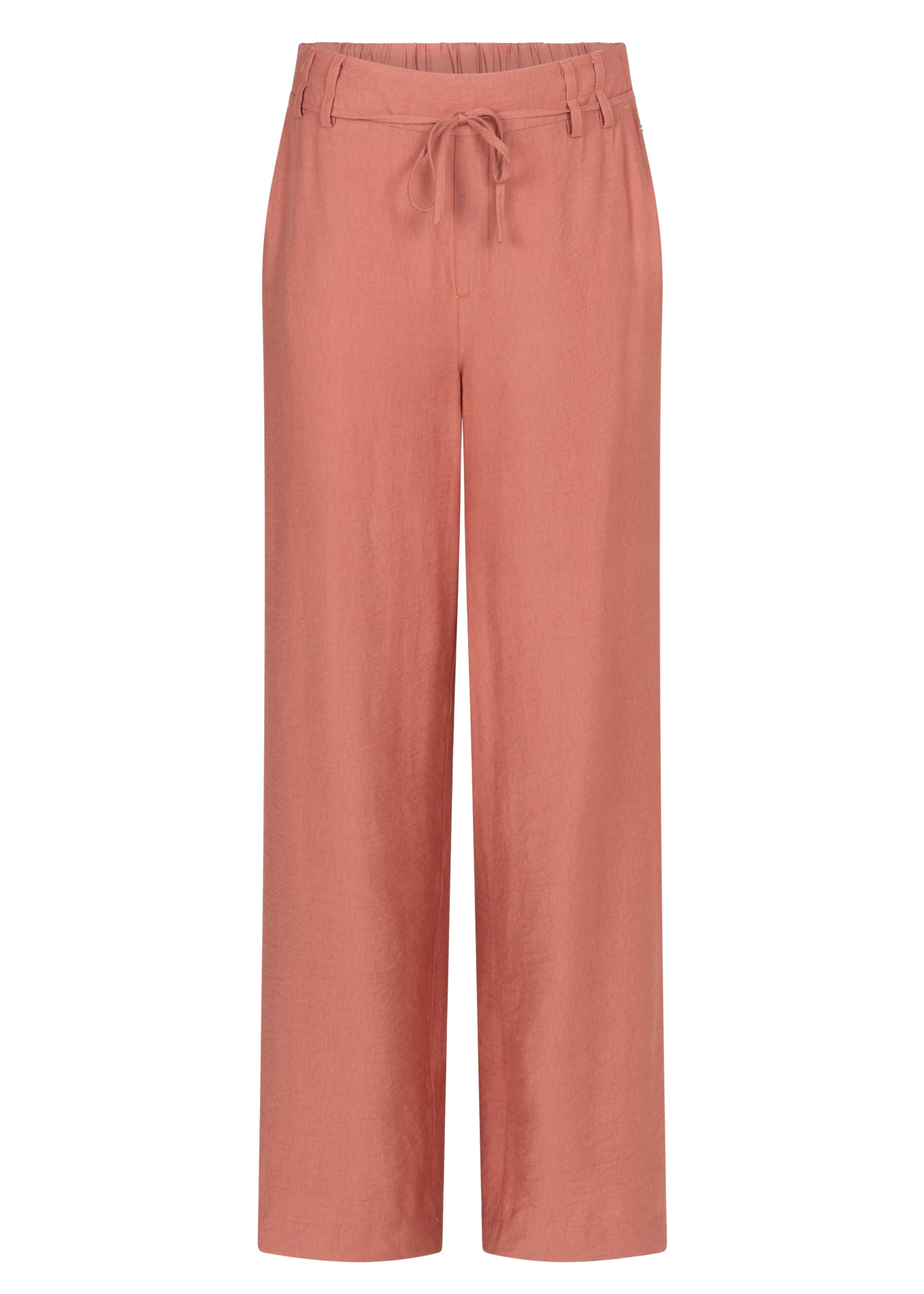 Tramontana Wide-Leg Trousers Self-Fabric Belta dustyrose