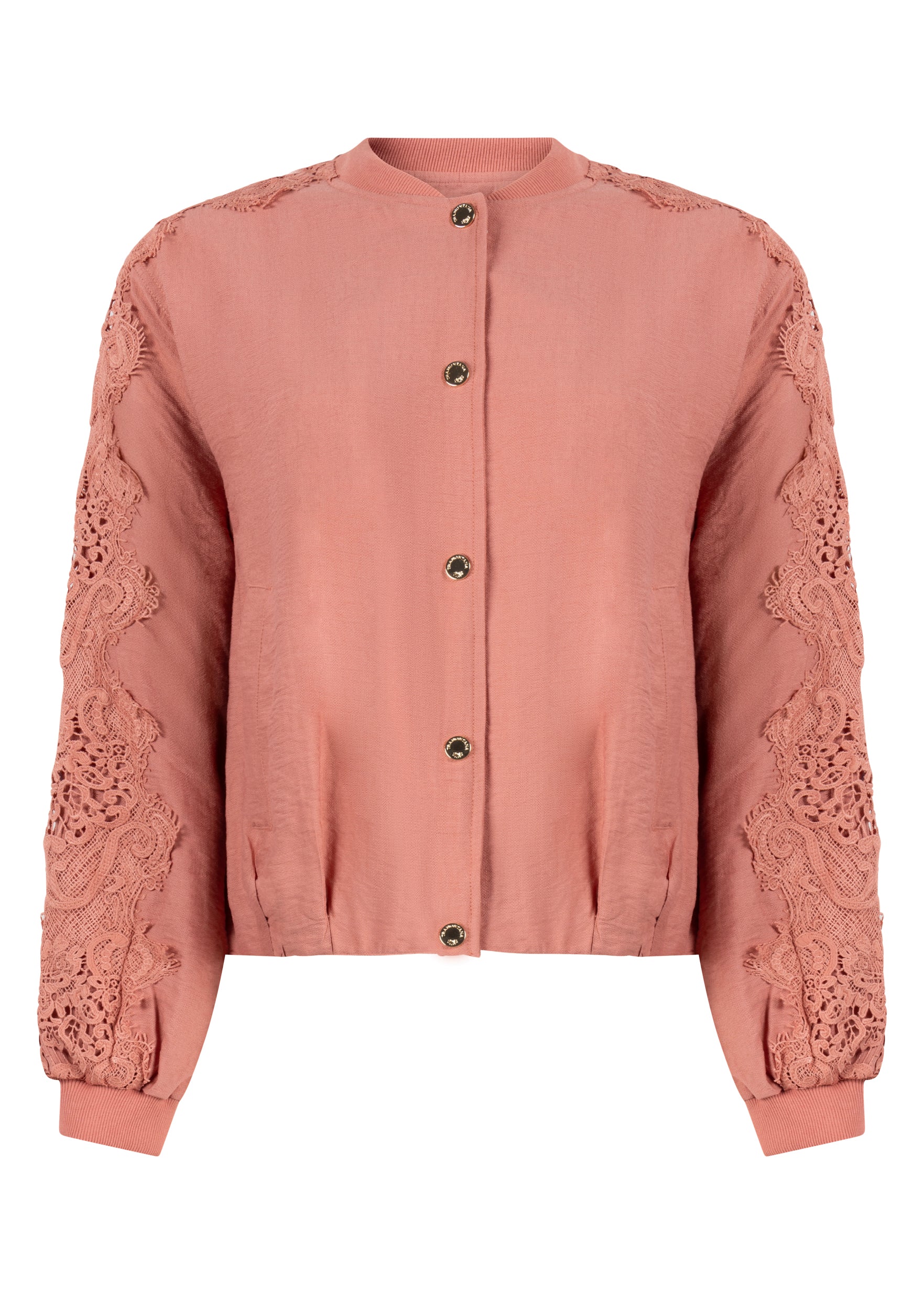 Tramontana Lace Detailed Jacket dustyrose