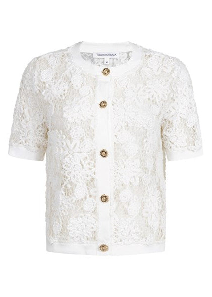 Tramontana Fancy Lace Cardigan