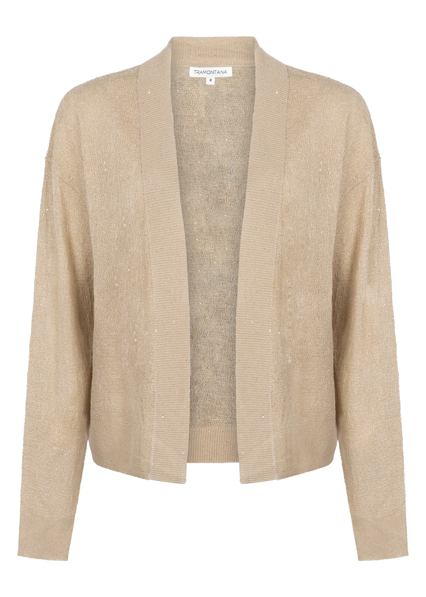 Tramontana Cardigan Sequins pebble