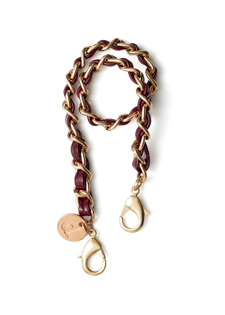 Dutchies Telefoonkoord | Italian | Burgundy/Black