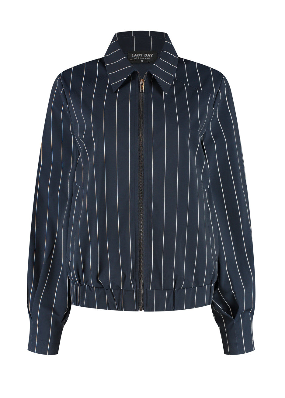 Lady Day – Cassy Jacket – Blue/Simple white