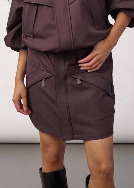 Co'couture Lunacc Mini Skirt Bison