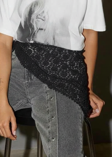 Co'Couture Calincc Crochet Scarf Skirt&nbsp;