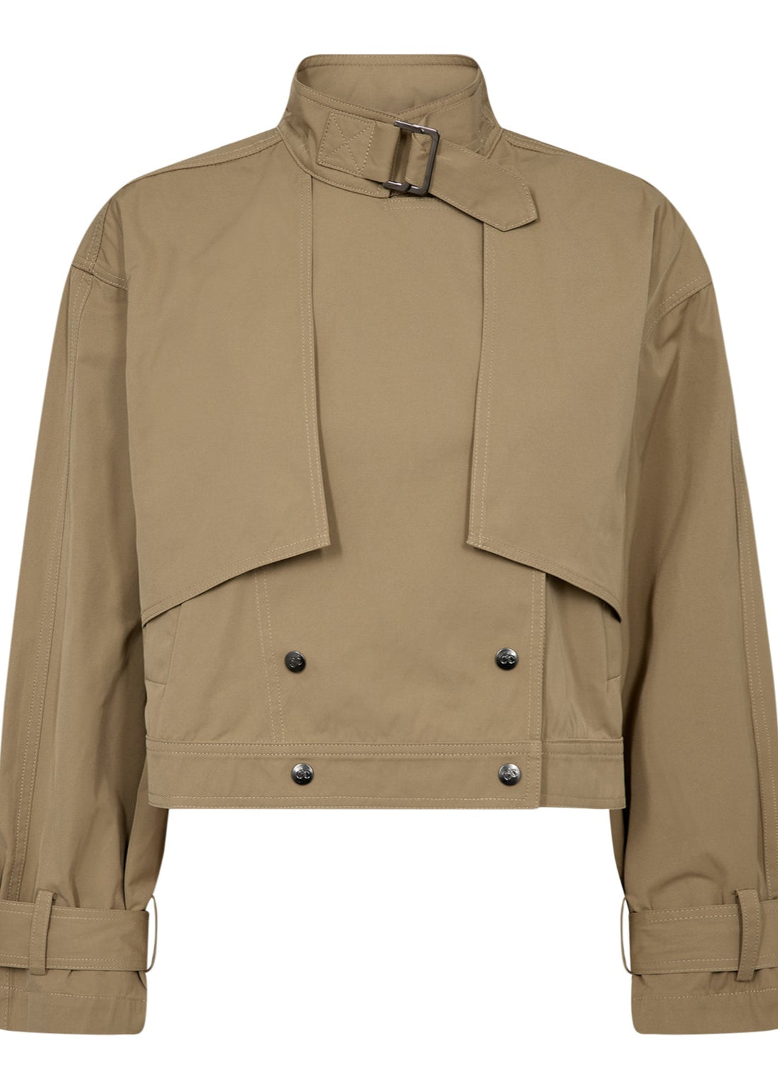 Co'Couture FrancisCC Crop Trench Jacket