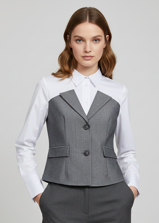 Co'Couture PollyCC Corsage Mix Shirt