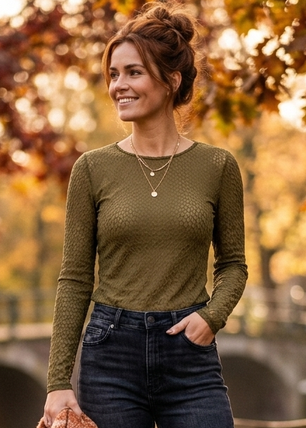 Co'Couture SvalaCC O-neck Blouse Groen
