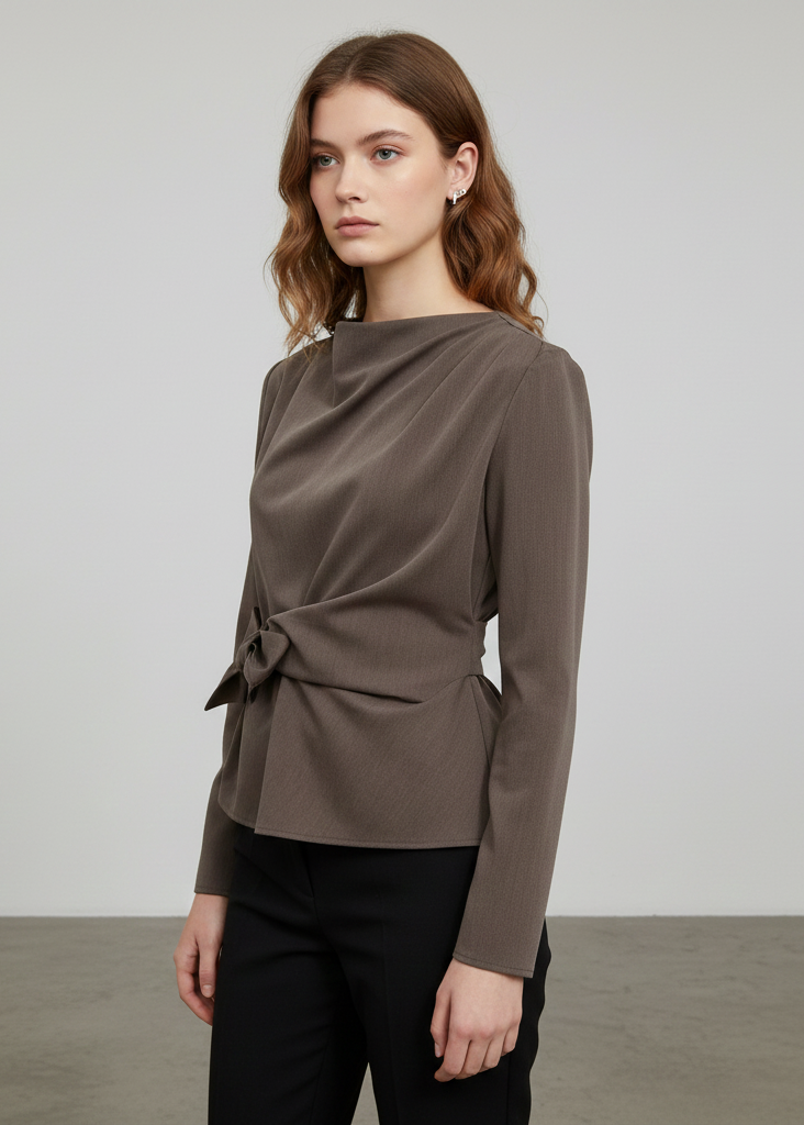 Co'Couture TengaCC Tie Blouse