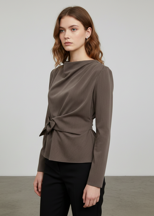 Co'Couture TengaCC Tie Blouse