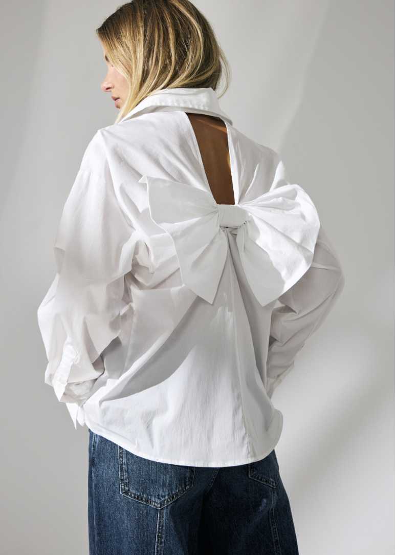 Co'Couture blouse 35783-SannaCC-Bow-Shirt