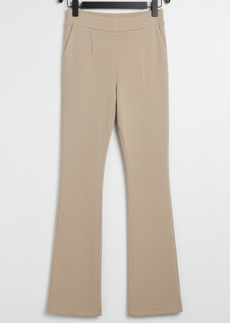 Corel Amsterdam Boa flare pants Camel