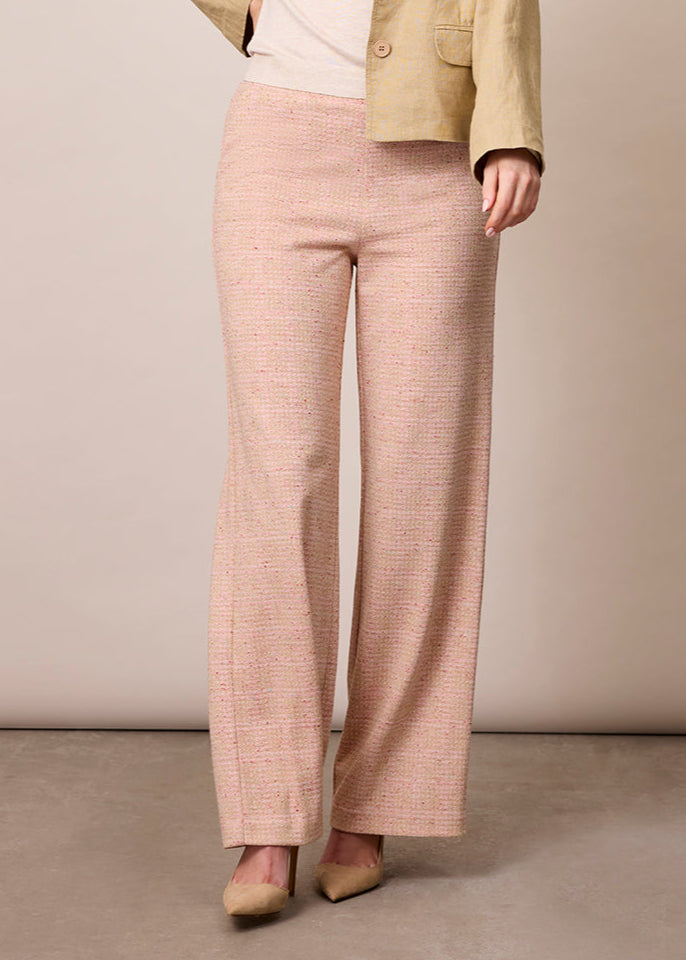Corel Amsterdam Lilly Jaquard lurex pants Blossom