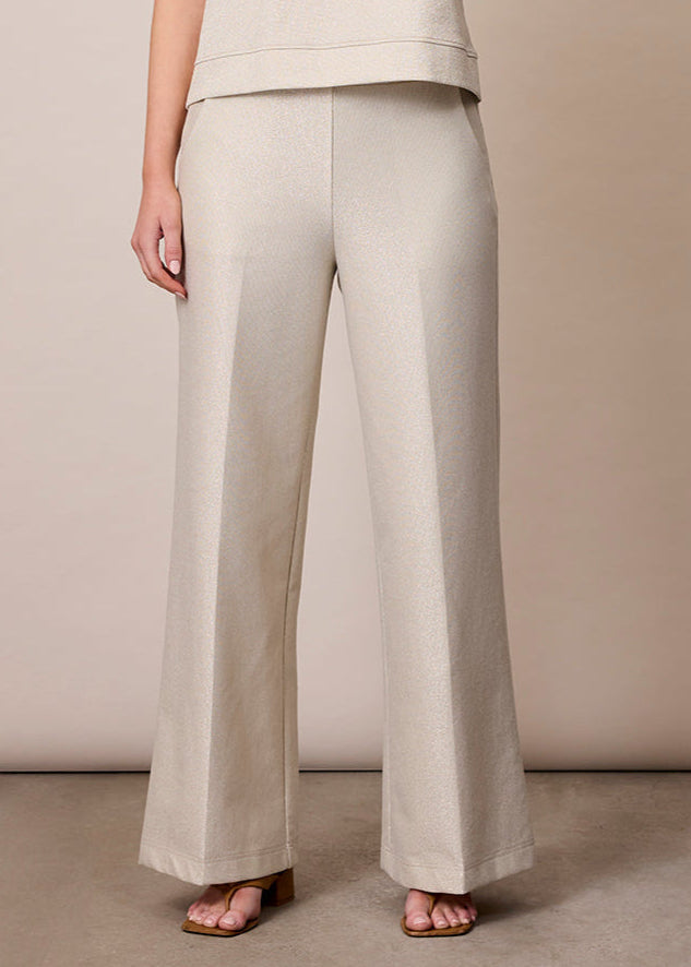Corel Amsterdam Lior pants wide shiney Pearl