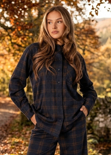 Corel Amsterdam Lois Blouse Wide Big Check