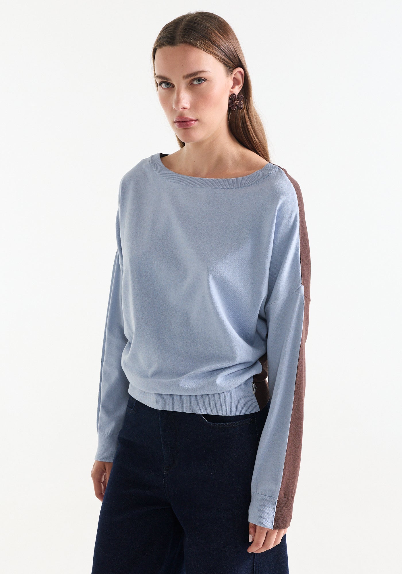 Jansen Amsterdam EMMY TRUI 3/4 sleeve wide fit
