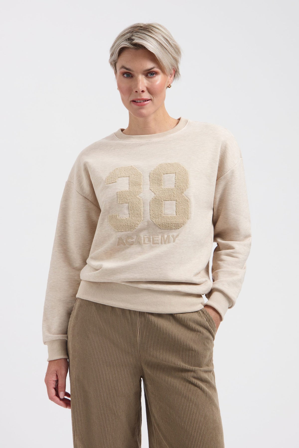 Lady Day – Academy melange Sweater – Vanilla melange