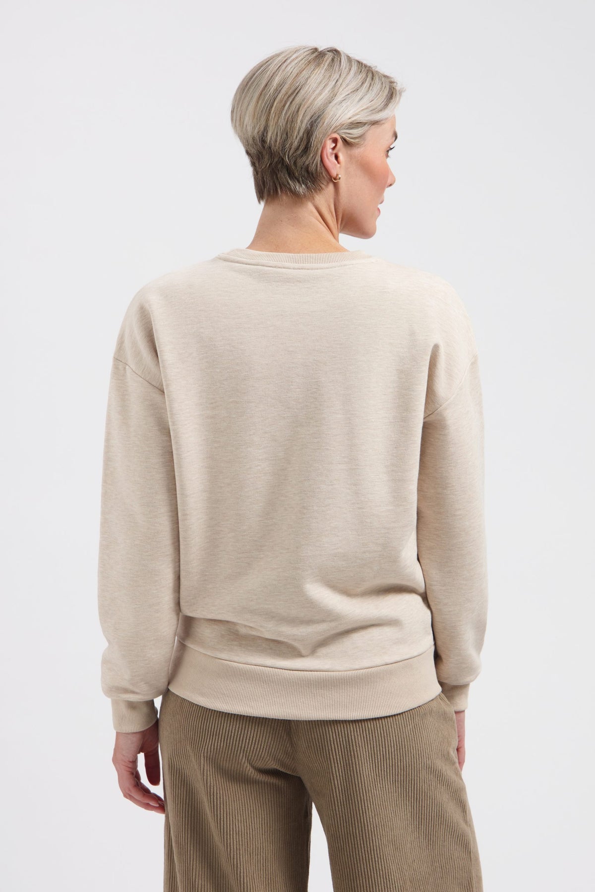Lady Day – Academy melange Sweater – Vanilla melange