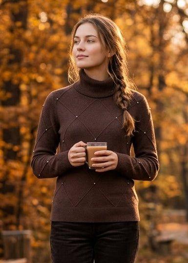 HVSociety Pullover HVSZara Chocolade