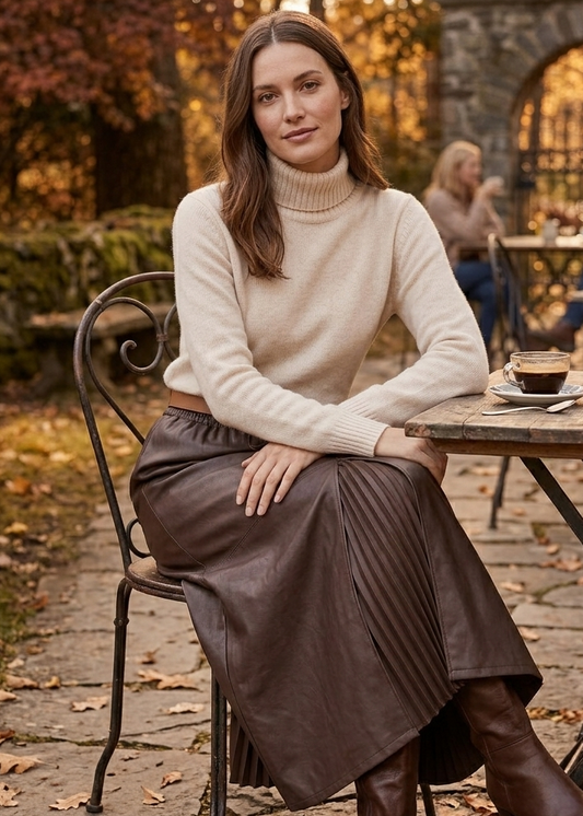 HV Society Skirt HVSMaud chocolade