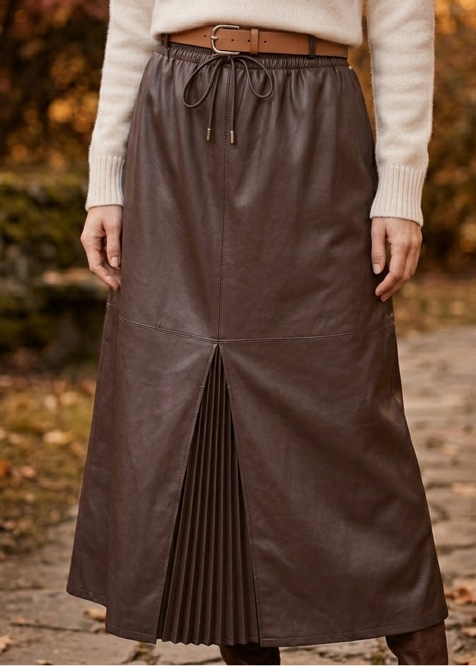 HV Society Skirt HVSMaud chocolade