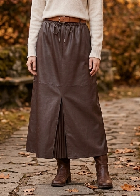 HV Society Skirt HVSMaud chocolade