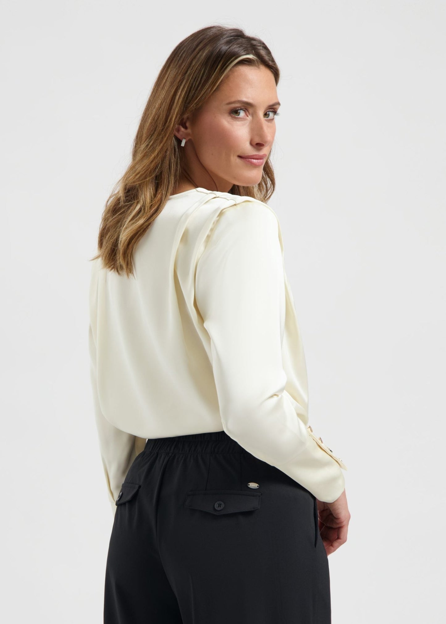 Lady Day – Sheri Top – Wool White