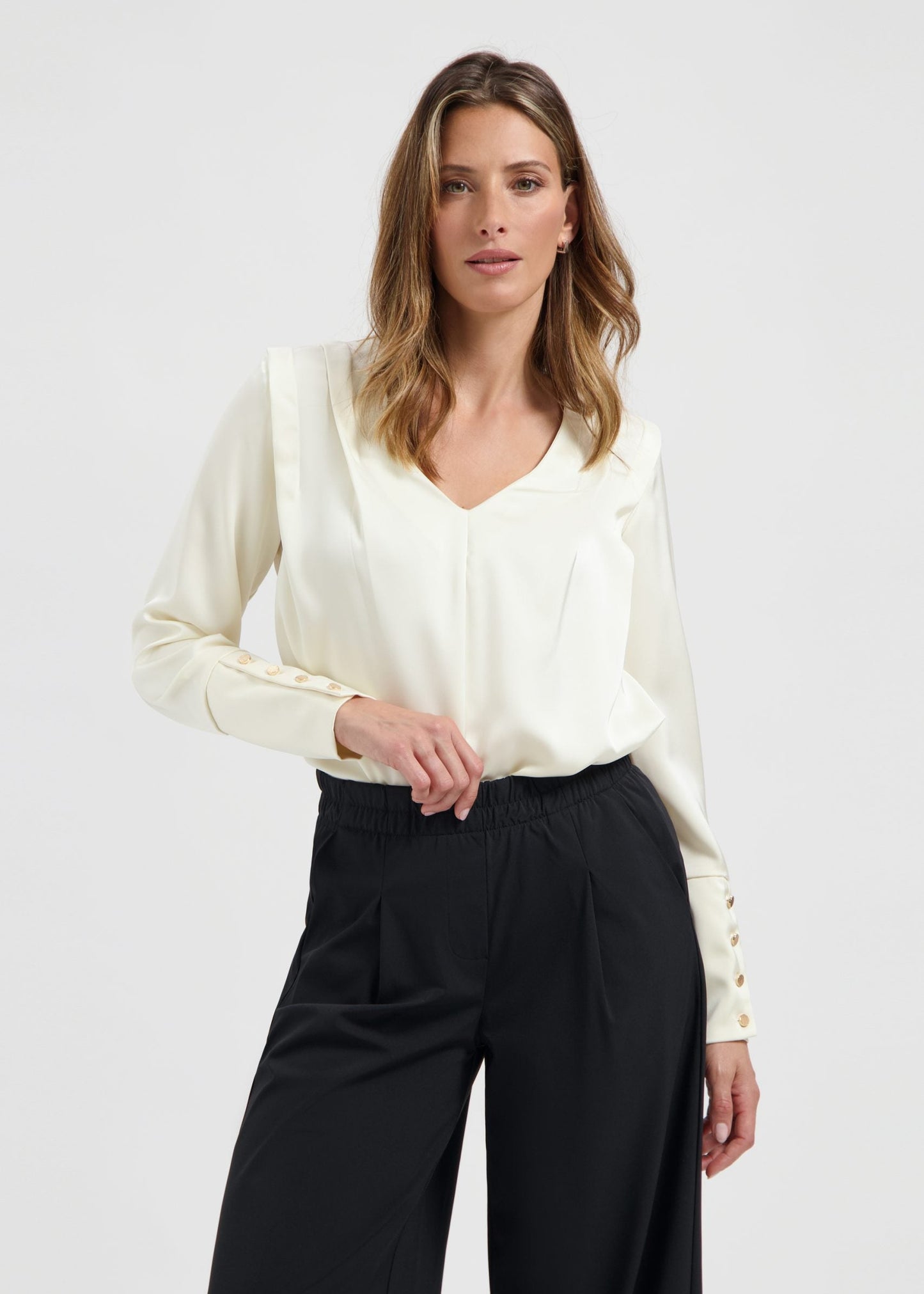 Lady Day – Sheri Top – Wool White