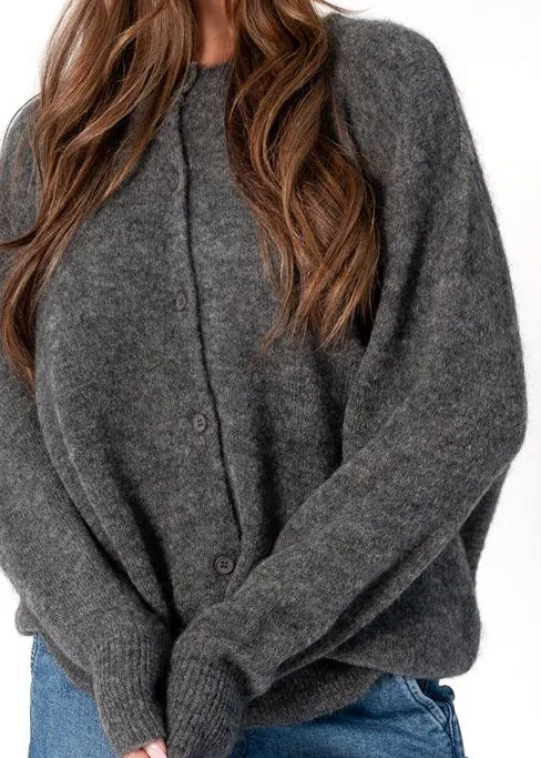 Corel Amsterdam Joan Vest Long Sleeve Antracite