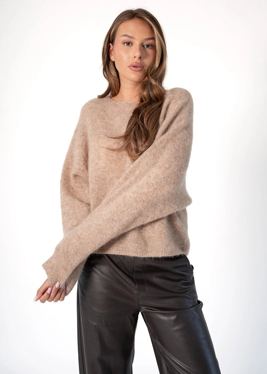 Corel Amsterdam Jolie Pullover Long Sleeve Camel
