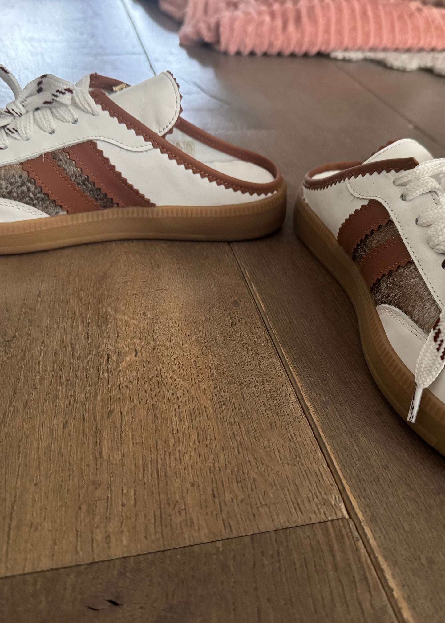 Babouche VALLY-168 432 WHITE/GOLD/COGNAC