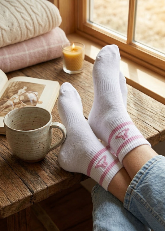 Jansen Amsterdam Socks in Blush