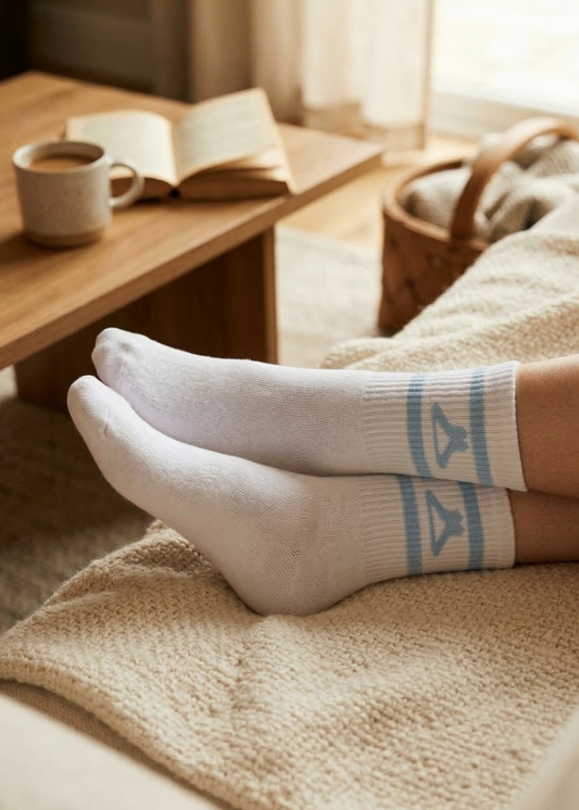 Jansen Amsterdam Socks in Lichtblauw