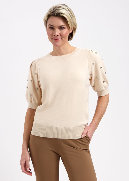 Lady Day – Jolie SSL Sweater – Cream
