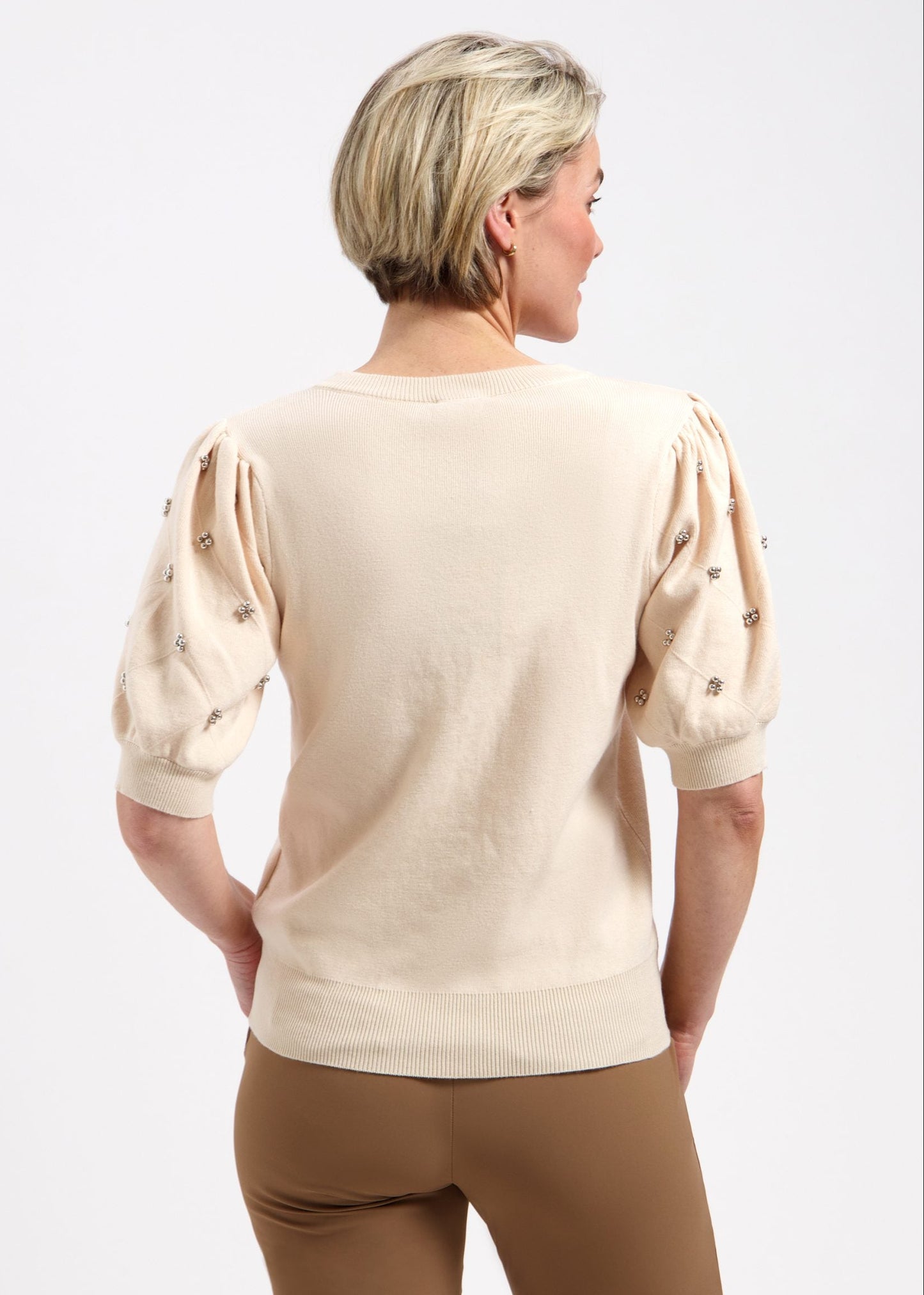 Lady Day – Jolie SSL Sweater – Cream