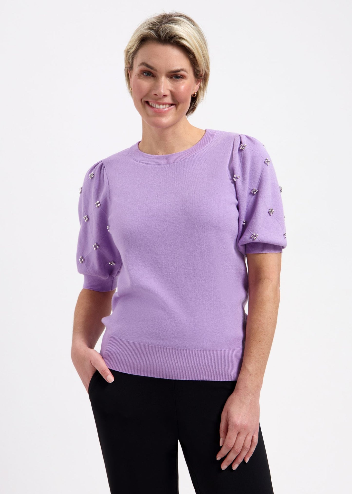Lady Day – Jolie SSL Sweater – Soft violet