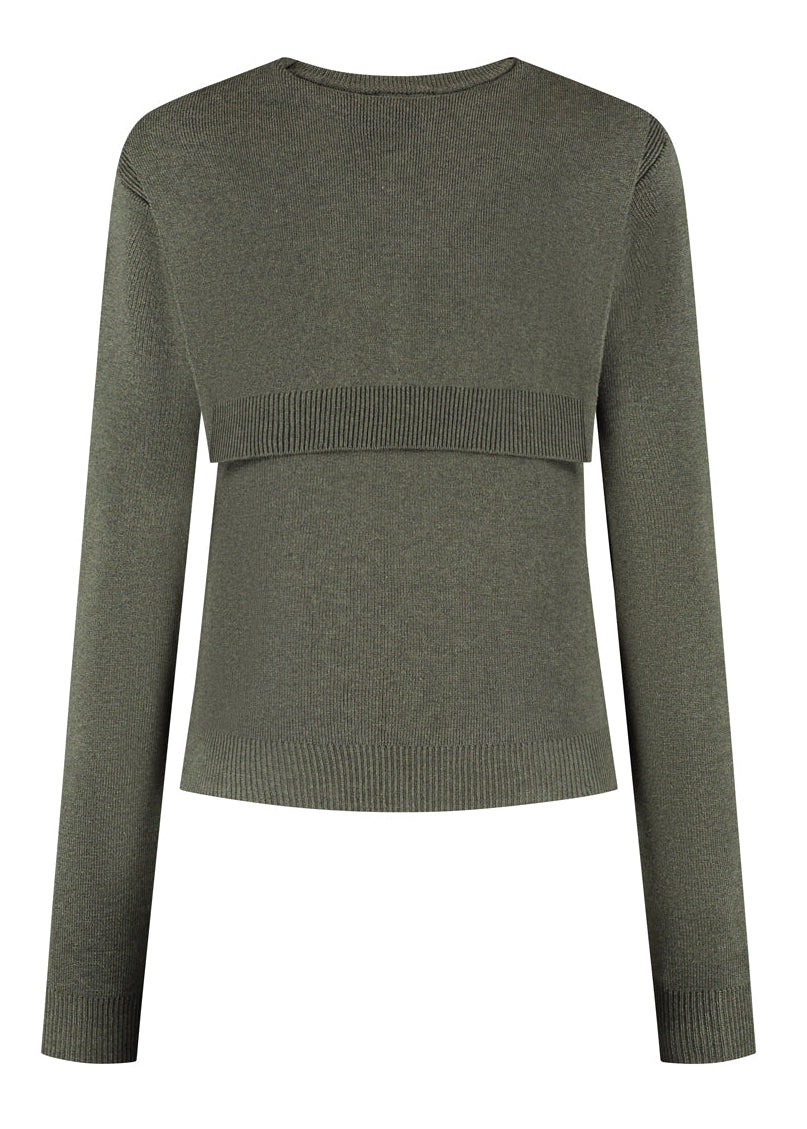 Lady Day – Jules Cardigan – Deep forest mela