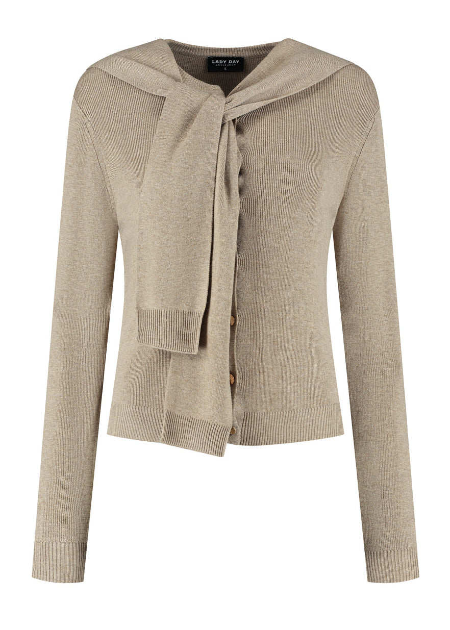 Lady Day – Jules Cardigan – Pepper melange